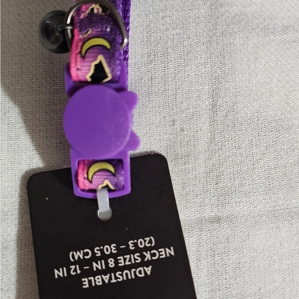 Thrills & Chills Glow In The Dark Bat Kitten/Cat Collar